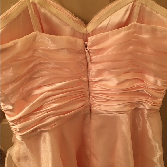 Bee Darlin Peach Dazzled Dress, Size 9/10 - Picture 4 of 4
